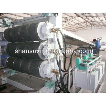 PE/PP/PS/ABS/PMMA/PC plastic sheet extrusion production line